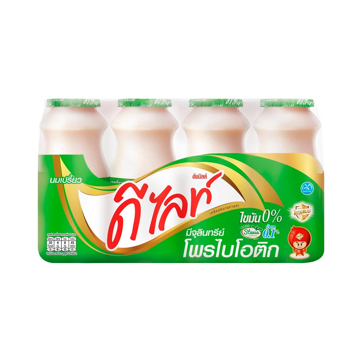 DUTCH MILL Delight Yogurt Drink 0% Fat 0.1% Sugar 150 ml. x 4 units