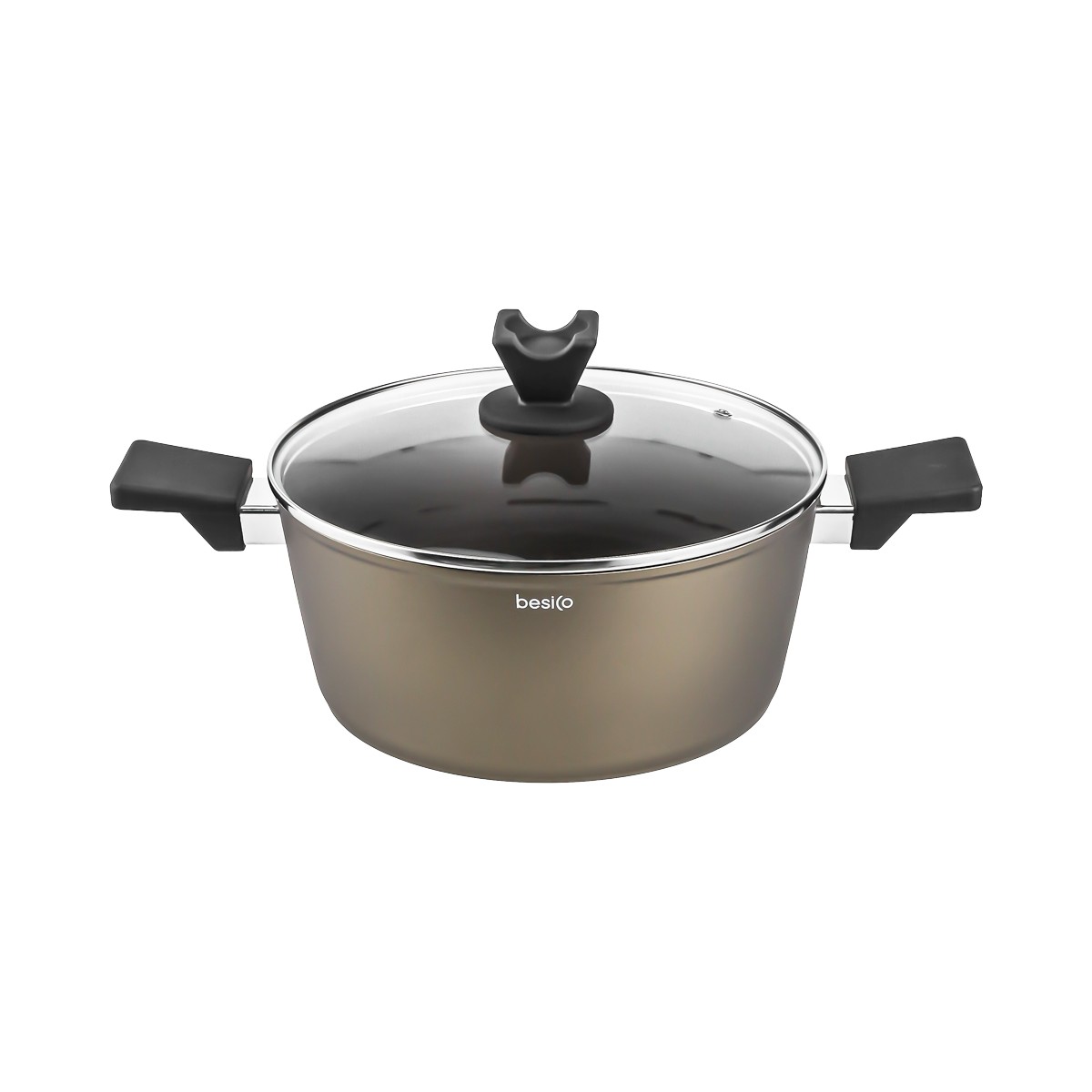 BESICO 26 cm. Casserole with Lid Model. C134FAK-0526 Champagne Color