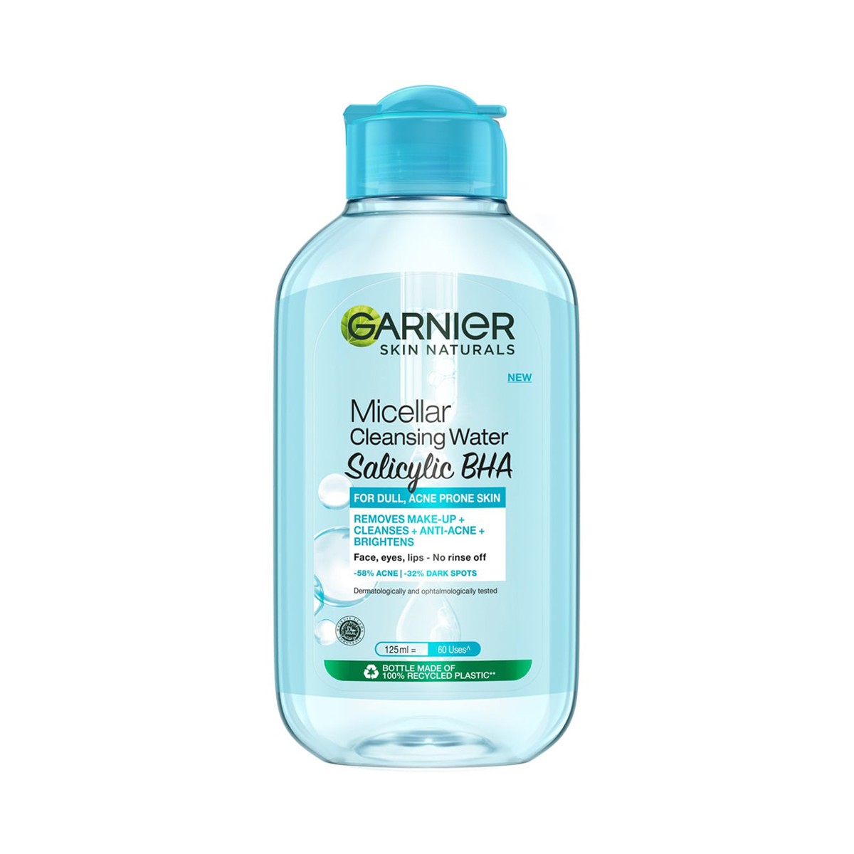 GARNIER Skin Naturals Micellar Cleansing Water Salicylic BHA 125 ml.