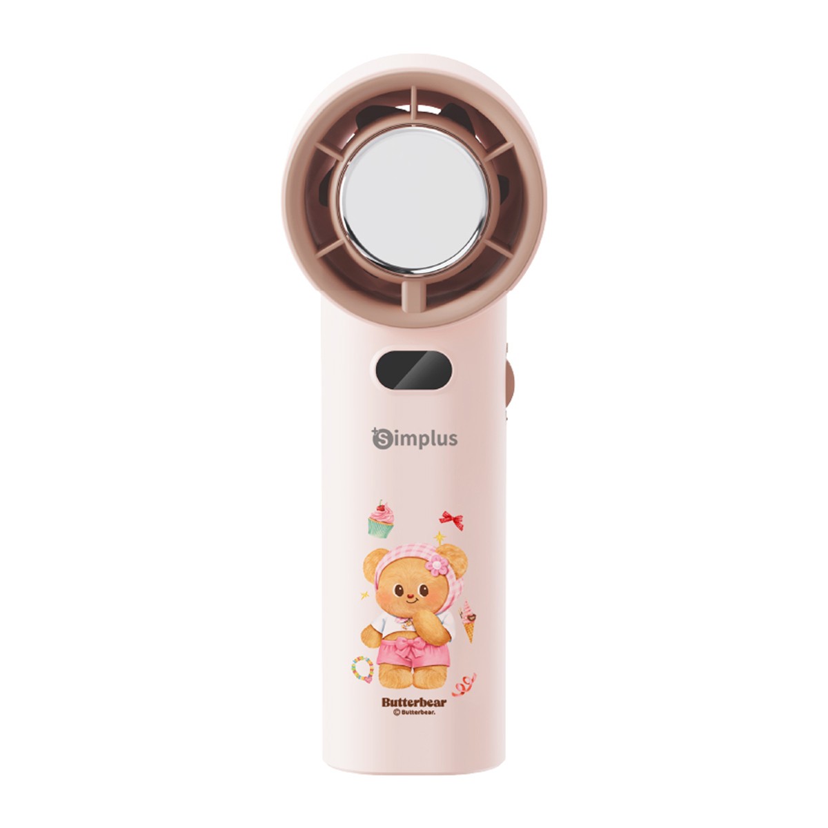 SIMPLUS x BUTTERBEAR Handheld Fan Model. DFSH013PIBC-BB