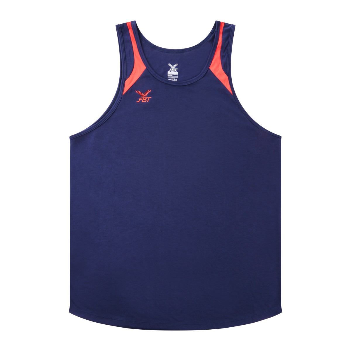 เอฟบีที เสื้อกล้ามตัดต่อ รุ่น G2K502 สีกรมท่า/แดง ขนาด XL