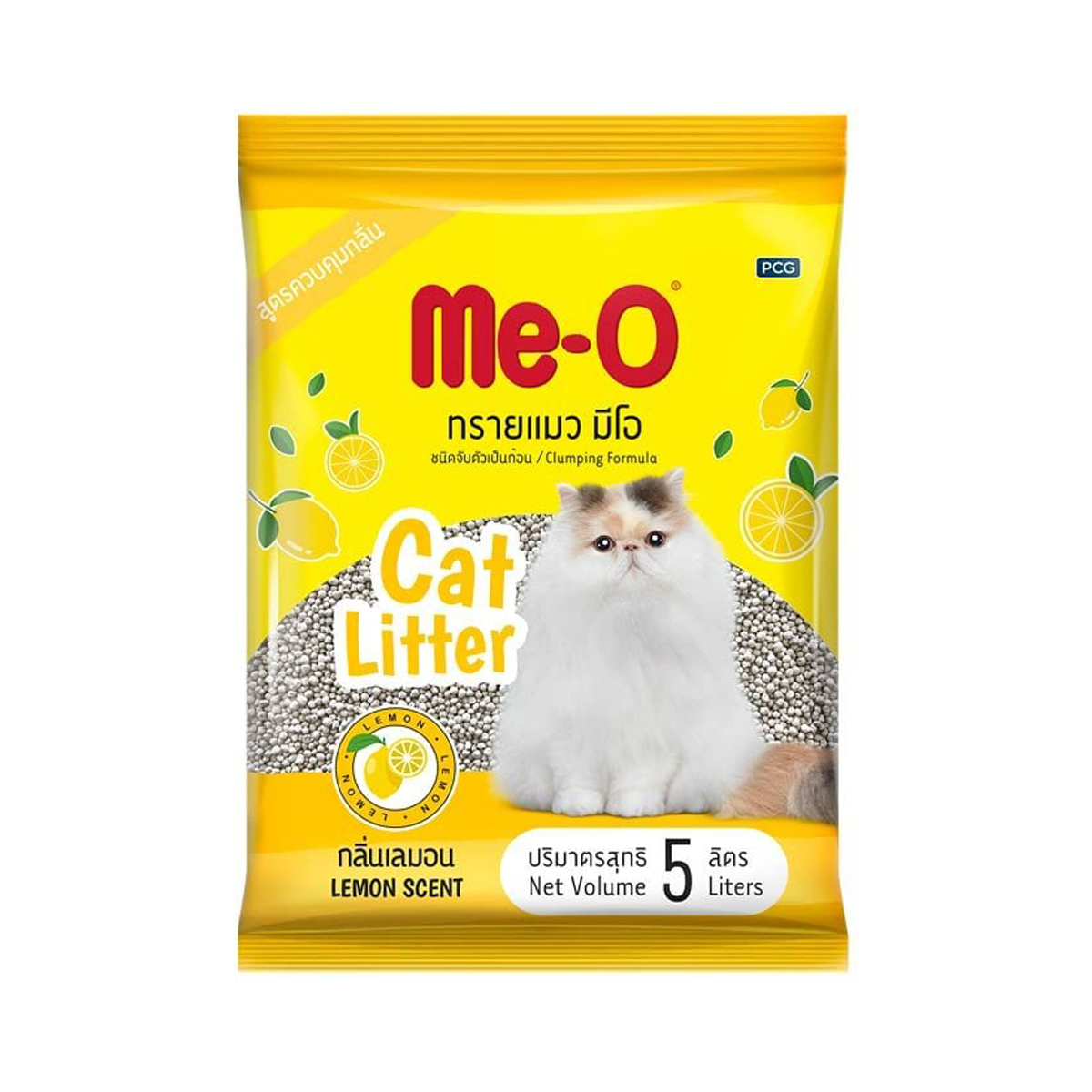 ME-O Cat Litter Clumping Formula Lemon Scent 5 L.