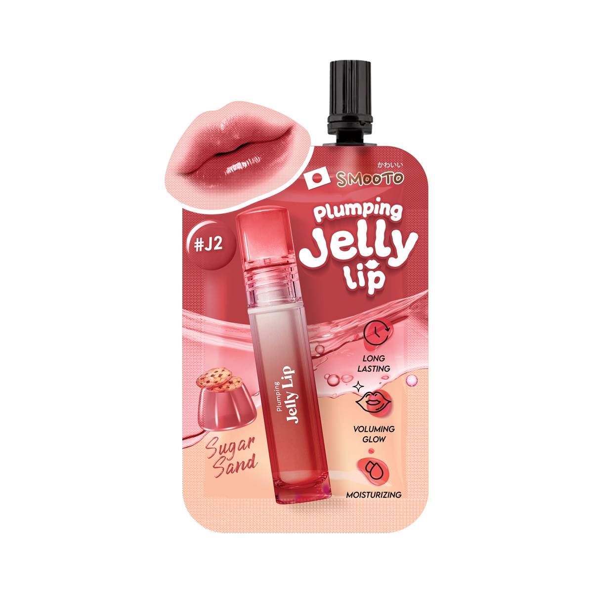 สมูทโตะ พลัมพิ่ง เจลลี่ ลิป 2 ก. สี J2