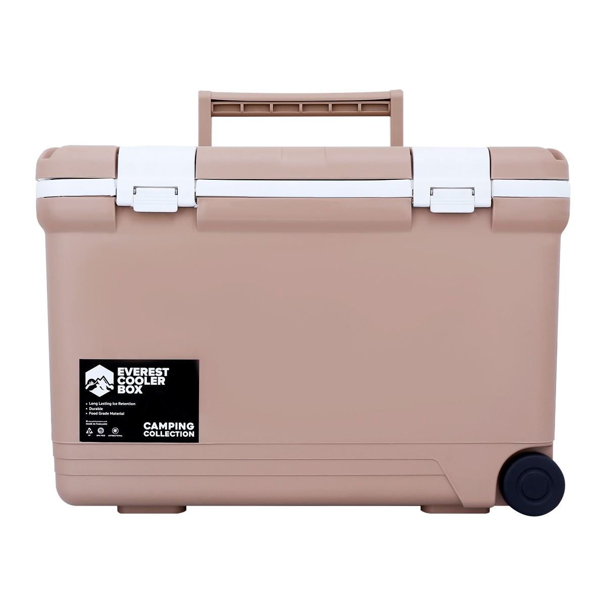 EVEREST COOLER BOX Camping Collection Model. 2526 Size 26L. Beige Colour