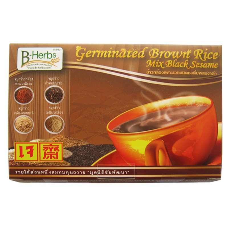 B-HERB Ready-to-make brown rice germination black Sesame mixed 240 g.