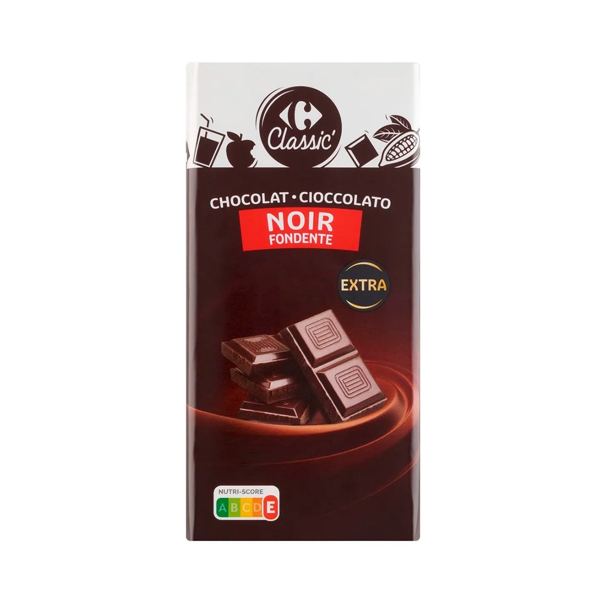 CARREFOUR Classic Chocolat Noir 100 g.