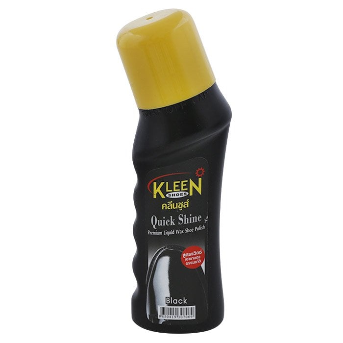 KLEEN SHOES Quick Shine Shoe Polish Black 75 ml.