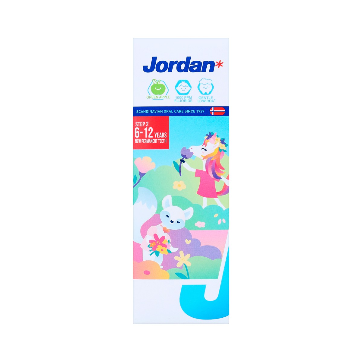 JORDAN Kids Step 2 Toothpaste for Kids 6-12 Years Greep Apple Flavor 75 g.