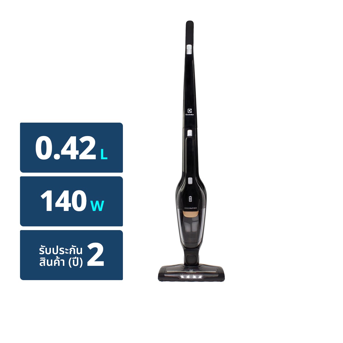ELECTROLUX Self-Standing Handstick Vacuum Cleaner Model ZB3501EB Color Black