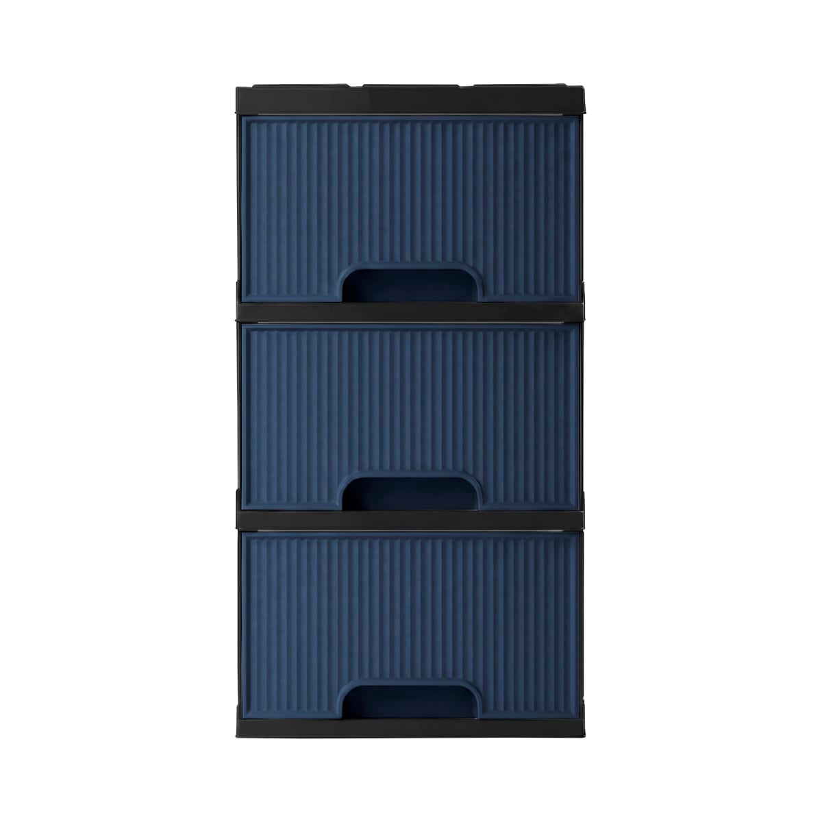 BIG C HAPPY PRICE 3 Tier Drawers 1137 Dark Blue