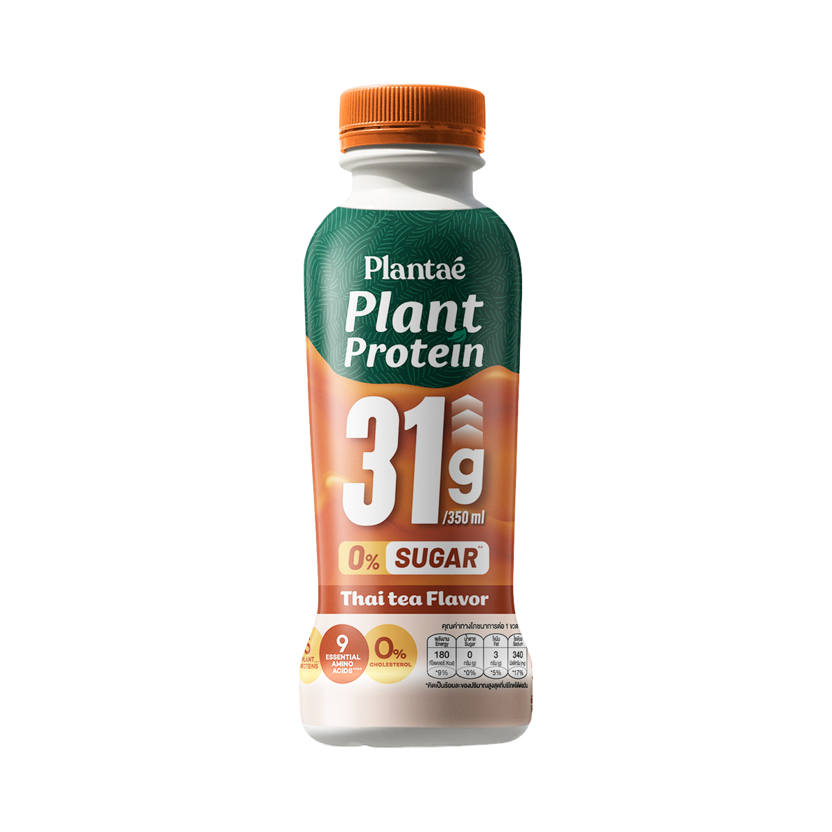 PLANTAE Plant-Based Protein Milk Thai Tea Flavor 350 ml.
