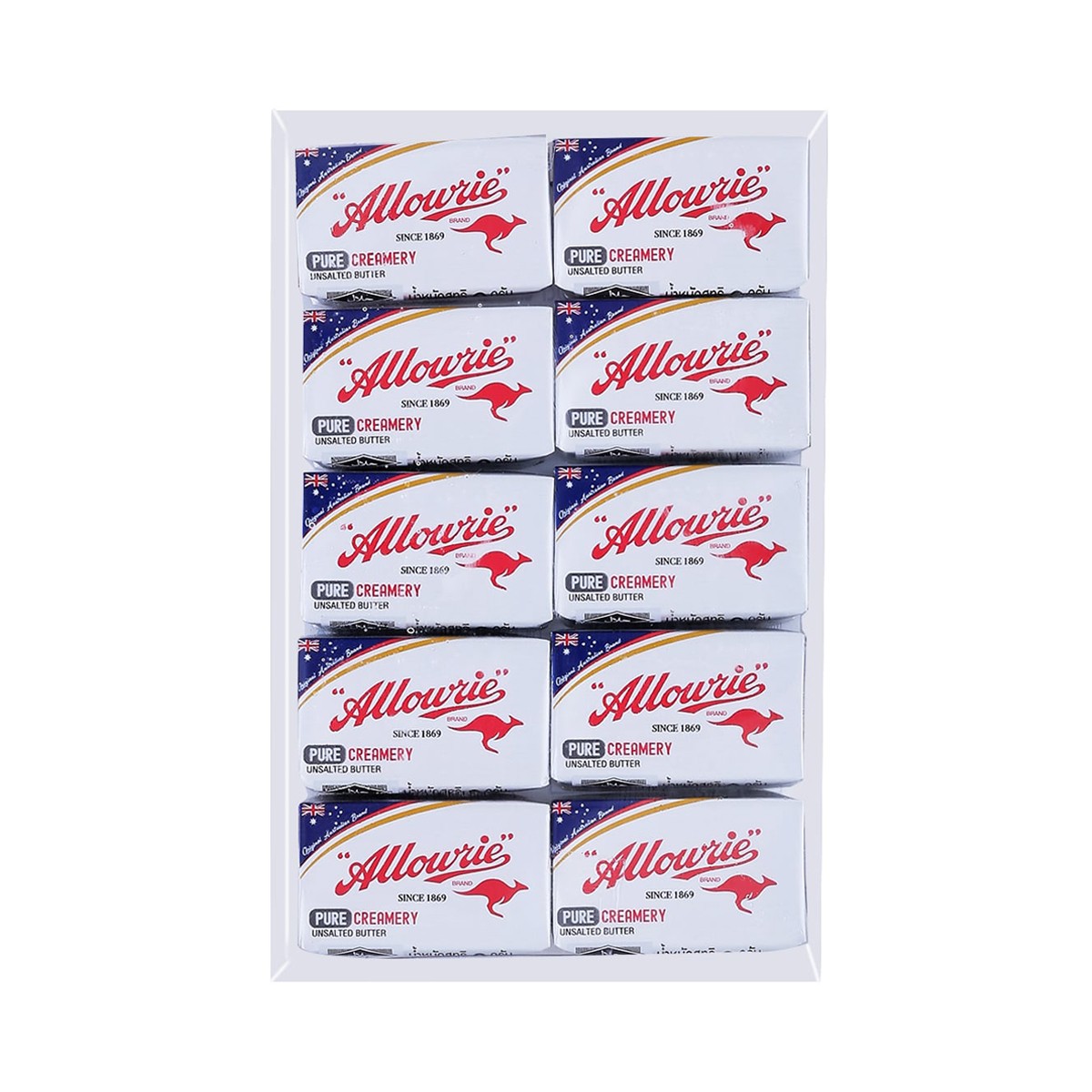 ALLOWRIE Unsalted Butter 10 G Pack 10