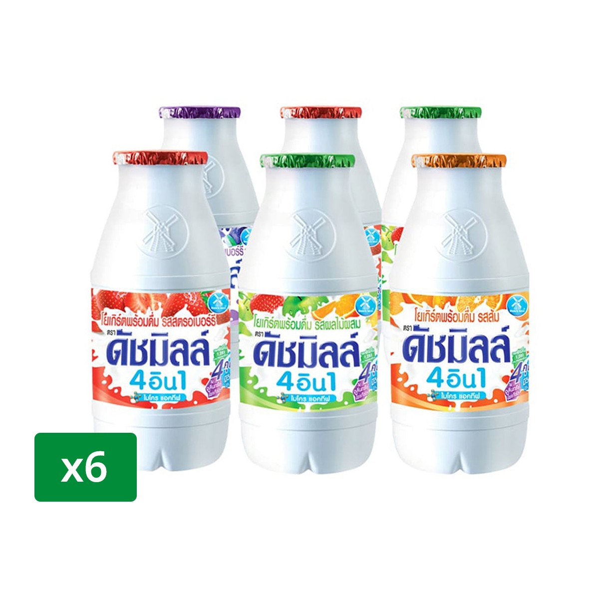 DUTCH MILL Mix Yogurt Drink 100 ML Pack of 6