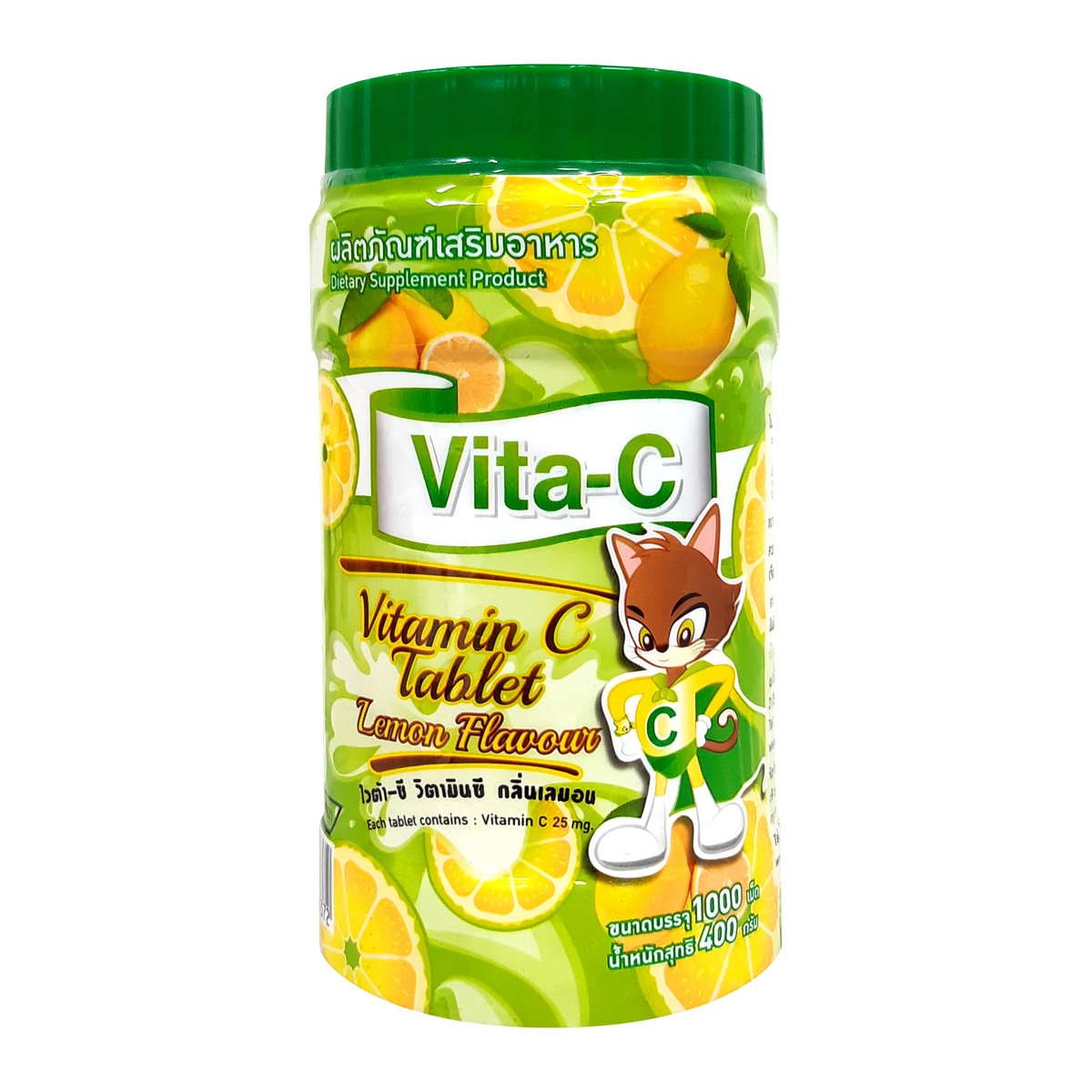 VITA-C Vitamin C 25 mg. Tablet Lemon Flavour 1000 pill