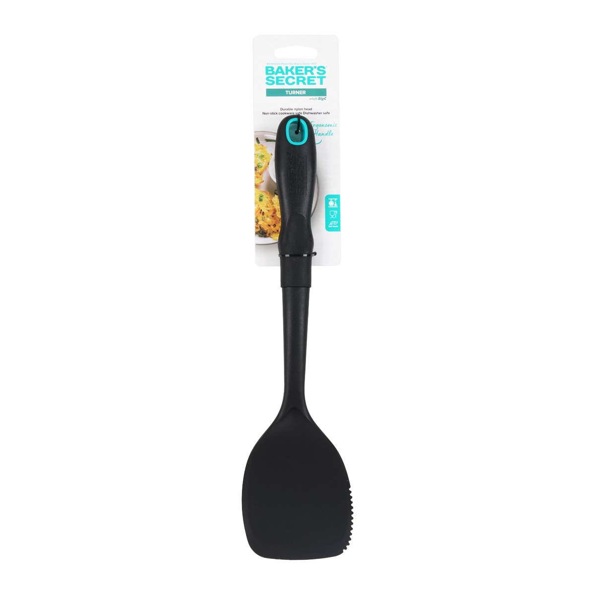 BAKER'S SECRET Nylon Turner 35.5 cm. Color Black