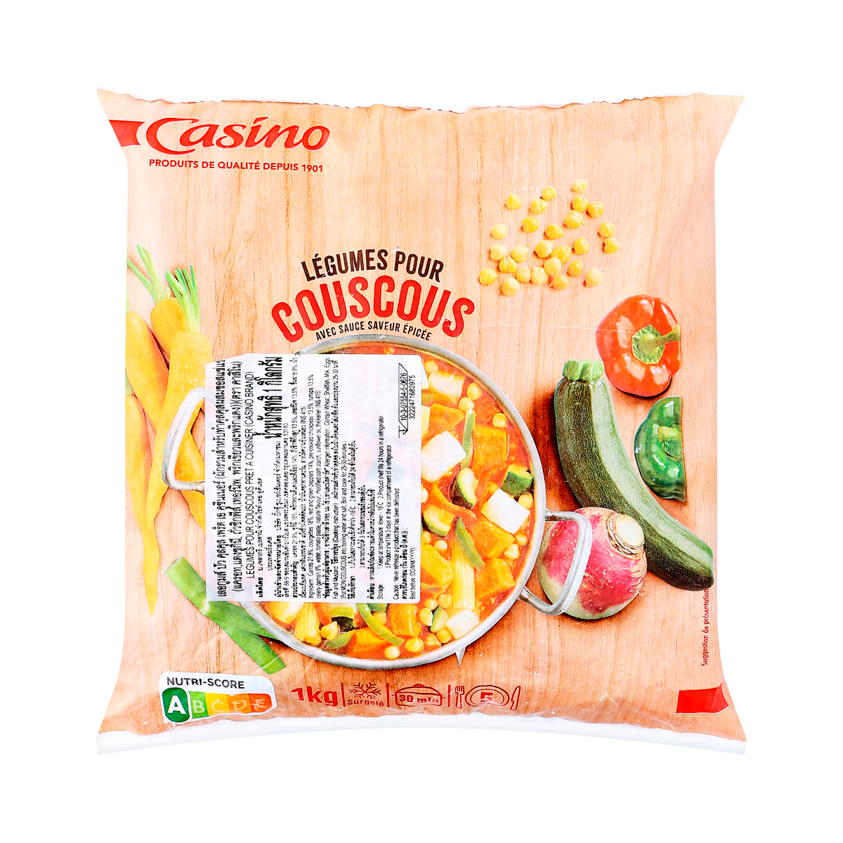 CASINO Frozen Couscous Vegetable 1 KG