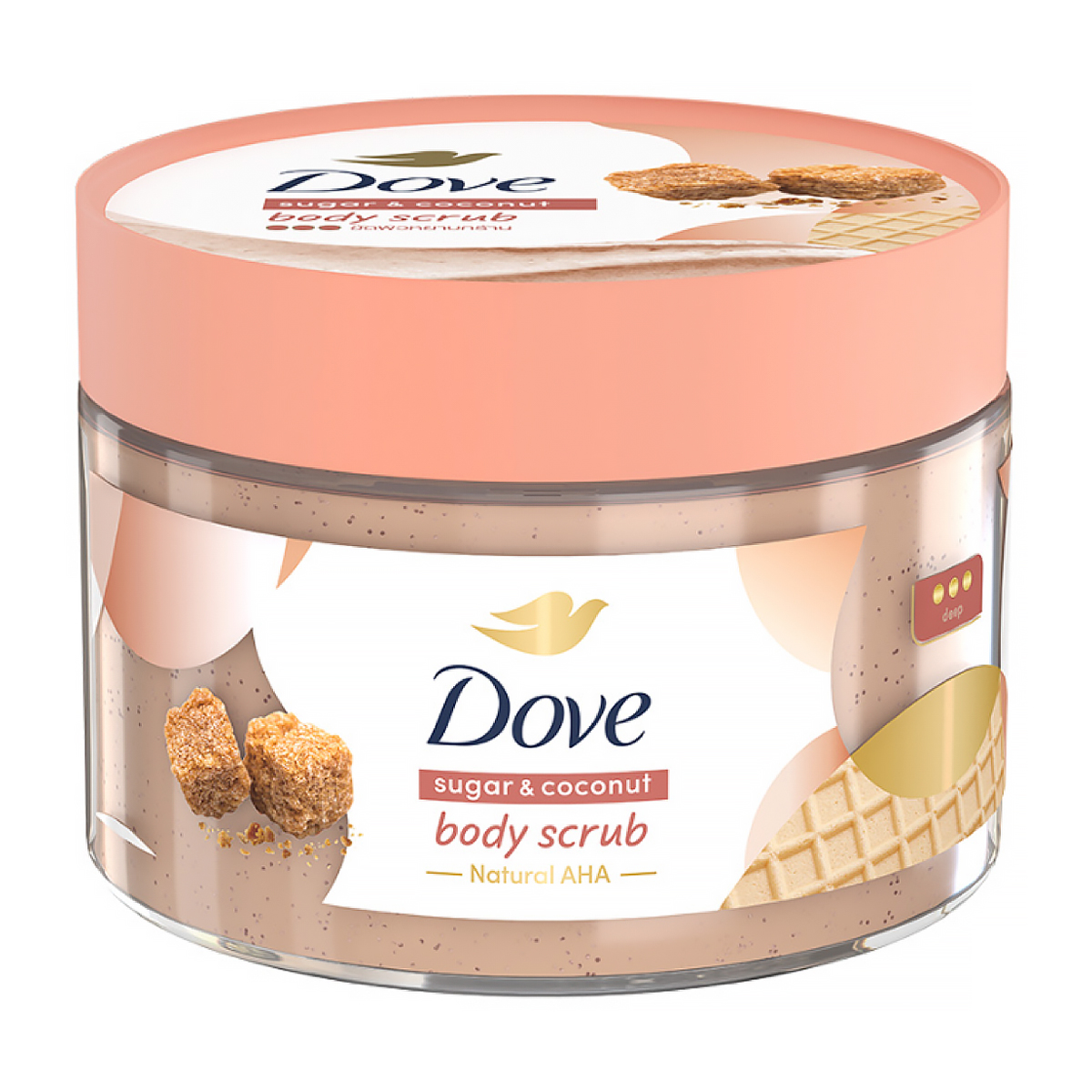 DOVE Sugar & Coconut Body Scrub 280 g.