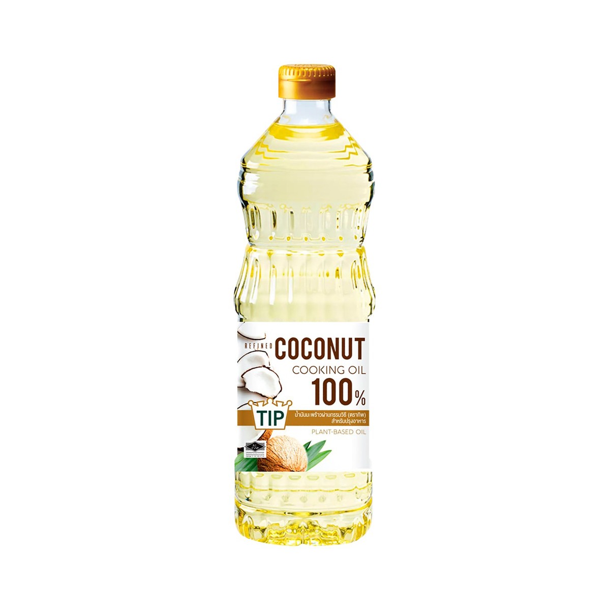 TIP 100% Refined Coconut Cooking Oil 1 L.
