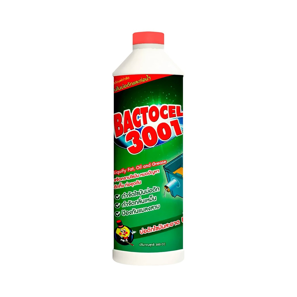 BACTOCEL 3001 Liquify Fat, Oil and Grease 300 cc.