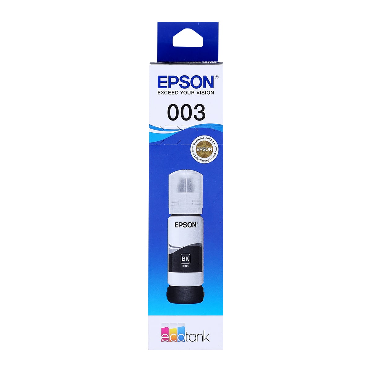 EPSON Ink Refill for Ink Jet Printer Model C13T00V100 Color Black 65 ml.