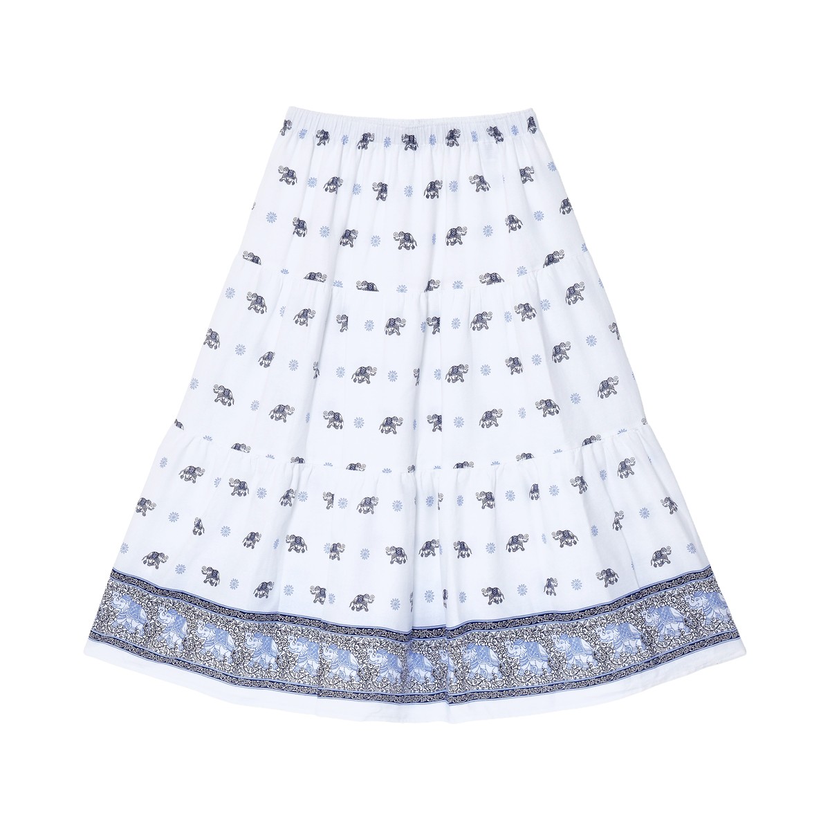 BESICO Women's Skirt Color White