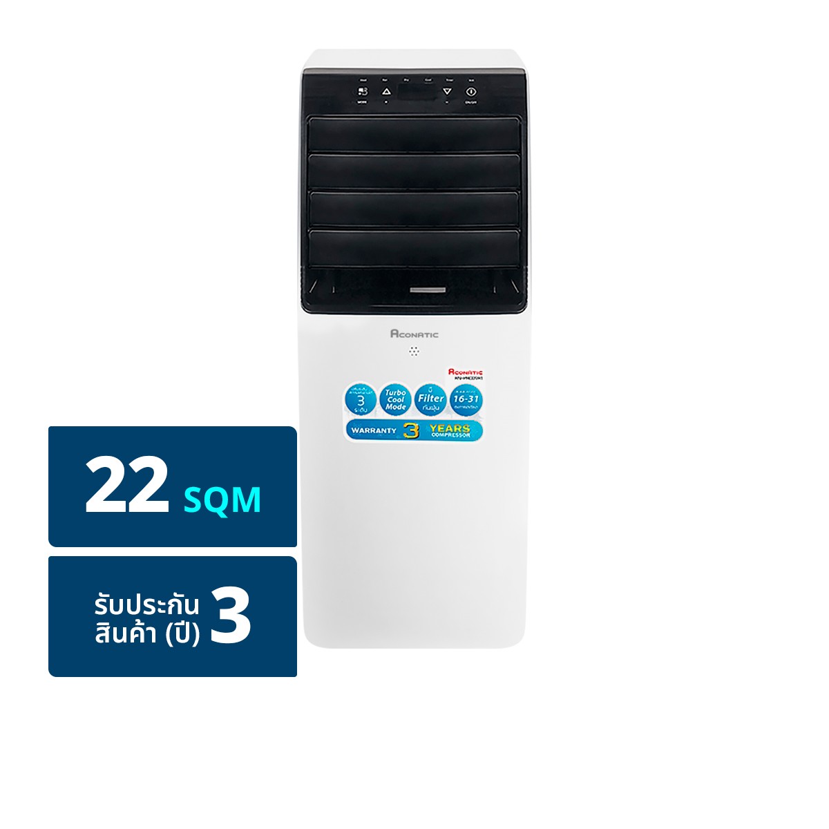 ACONATIC Portable Air Conditioner Model AN-PAC09A1