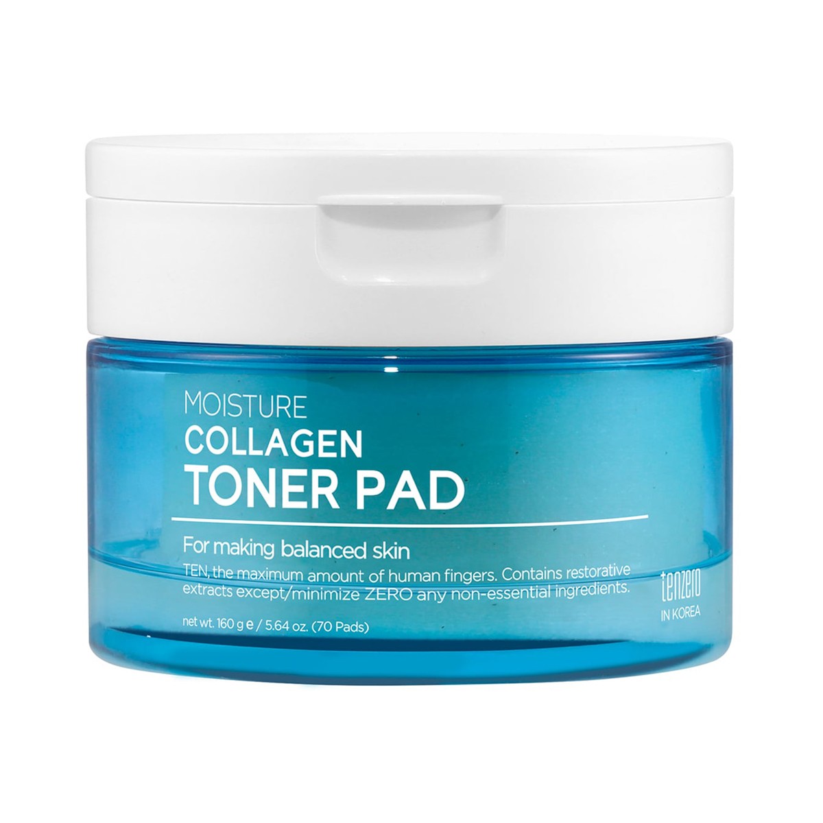 TENZERO Moisture Collagen Toner Pad 160 g.