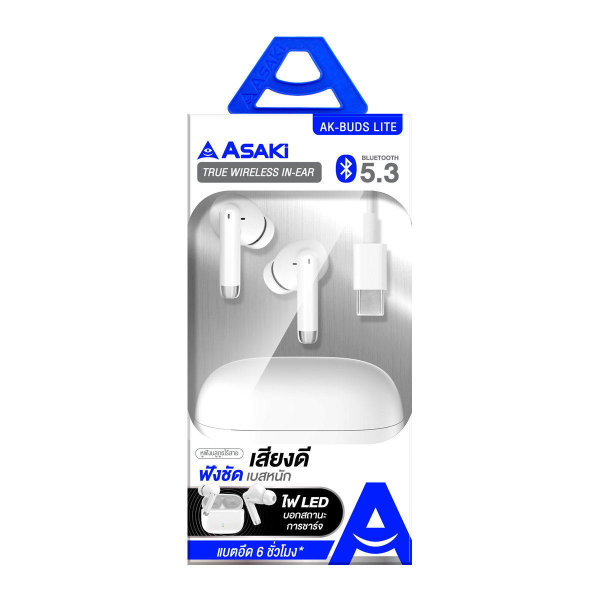 ASAKI True Wireless In-Ear Model. AK-BUDS LITE Assorted Colors