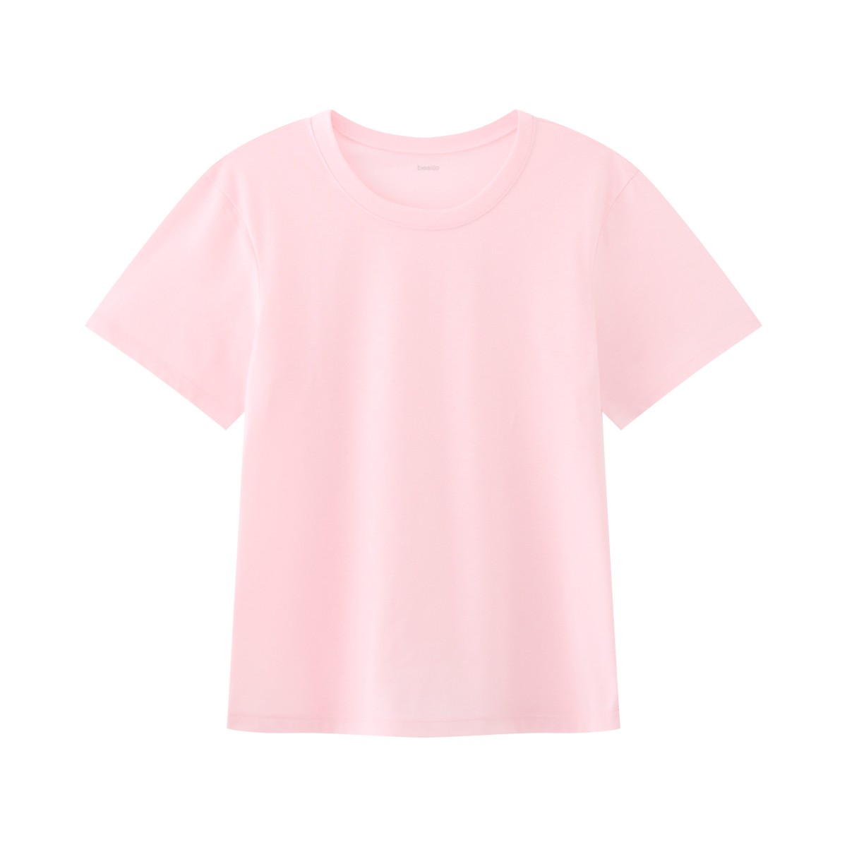 เบสิโค เสื้อยืดผู้หญิง สีชมพู