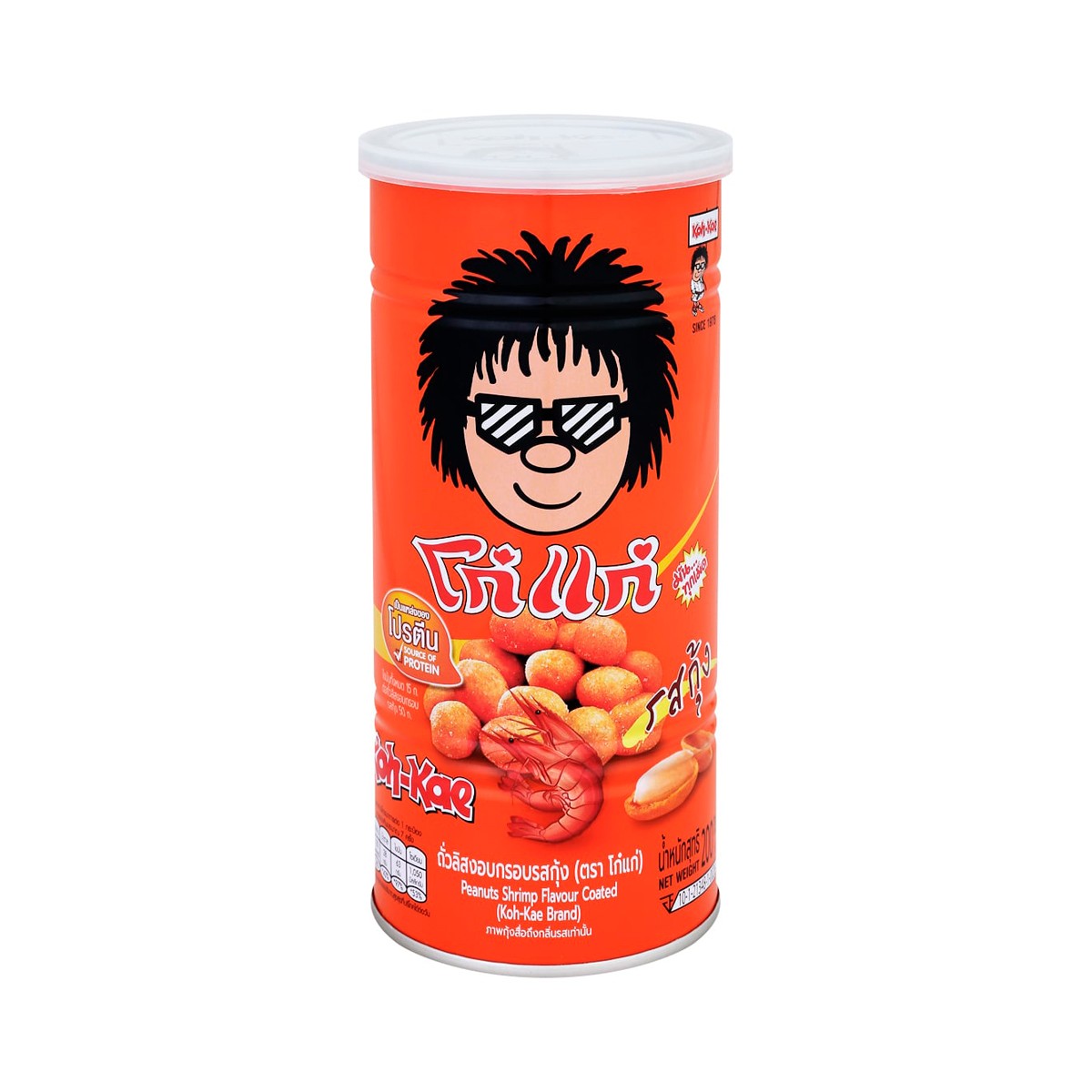 โก๋แก่ ถั่วลิสงอบกรอบ รสกุ้ง 200 ก.