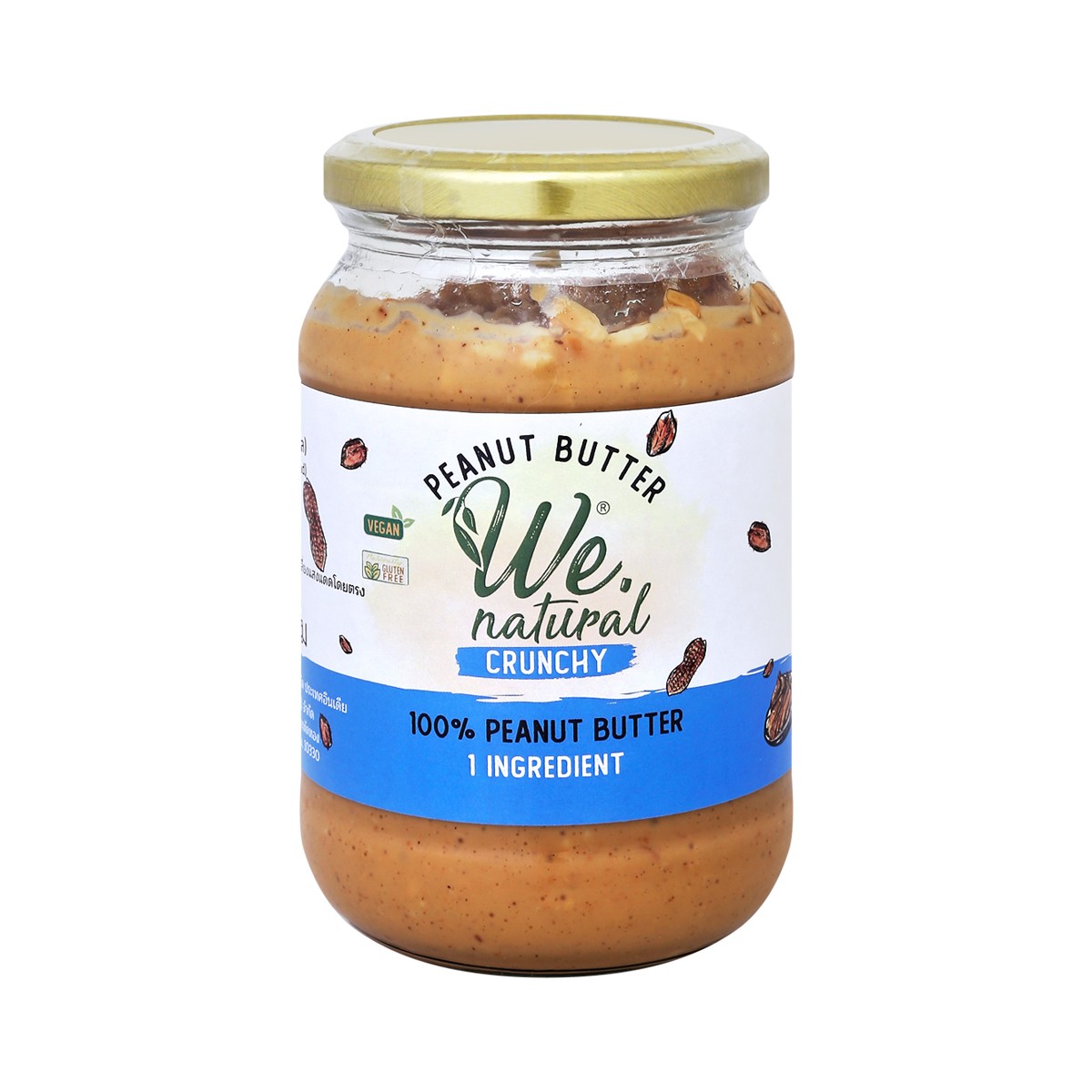 WE NATURAL 100% Peanut Butter Crunchy 475 g.