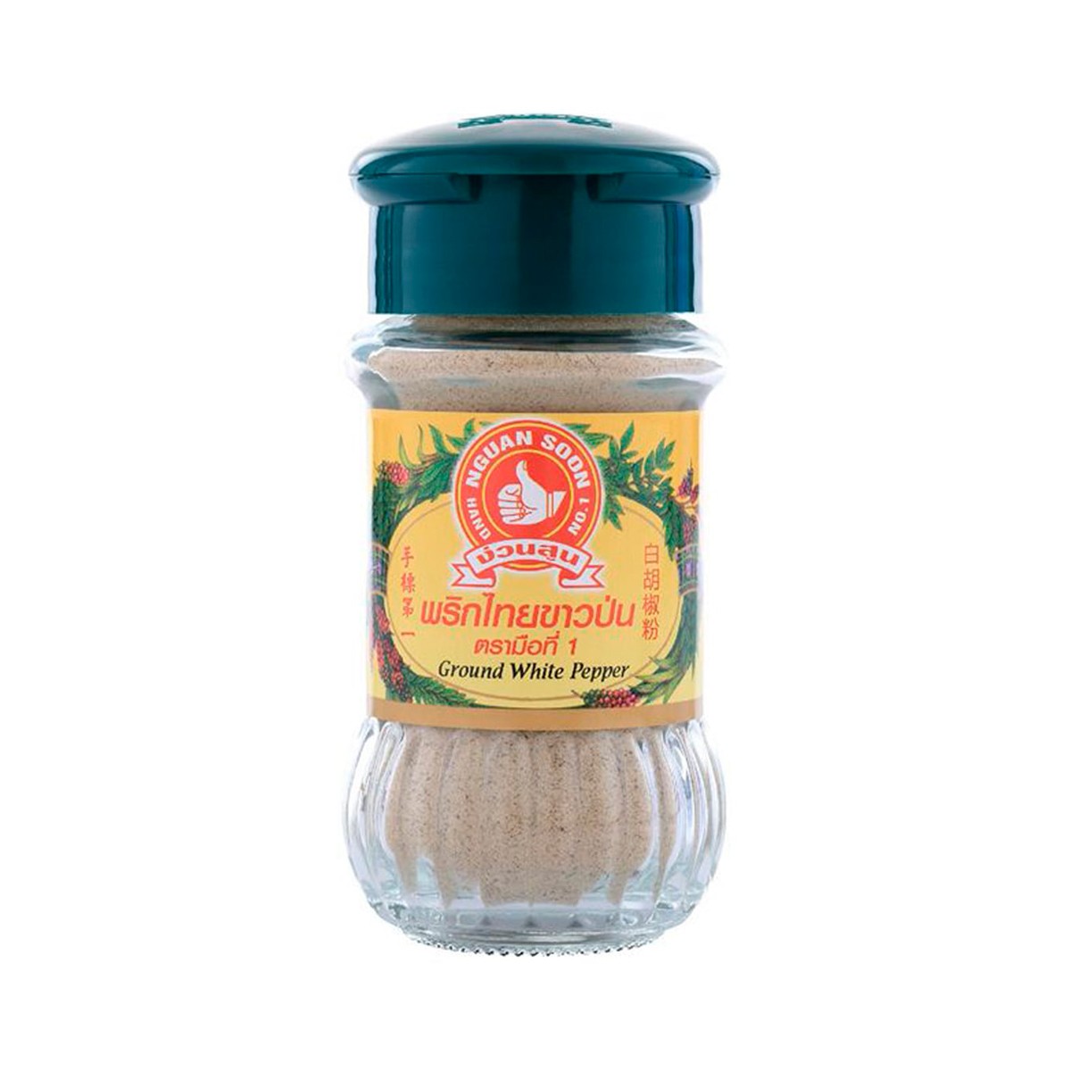 HAND BRAND NO.1 White Pepper Powder 60 g.