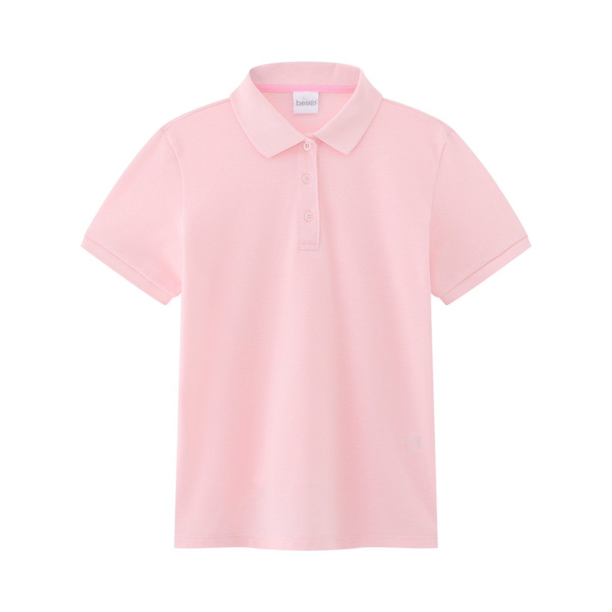 BESICO Women's Polo Shirt Pink