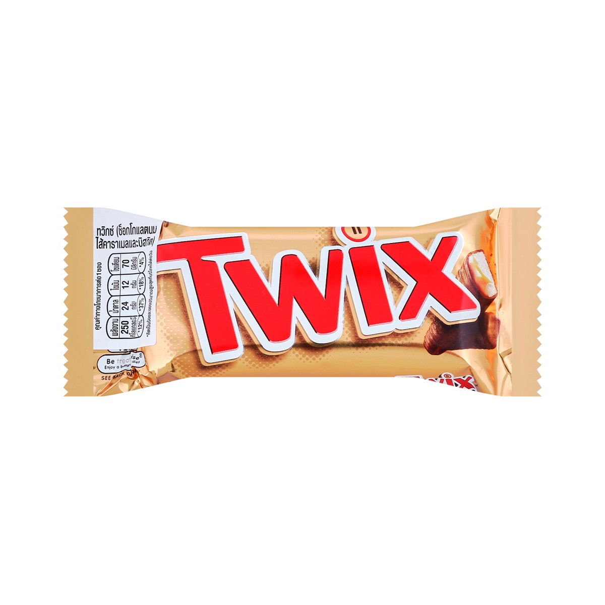 TWIX Twin Milk Chocolate Caramel and Crunchy Biscuit 50 g.