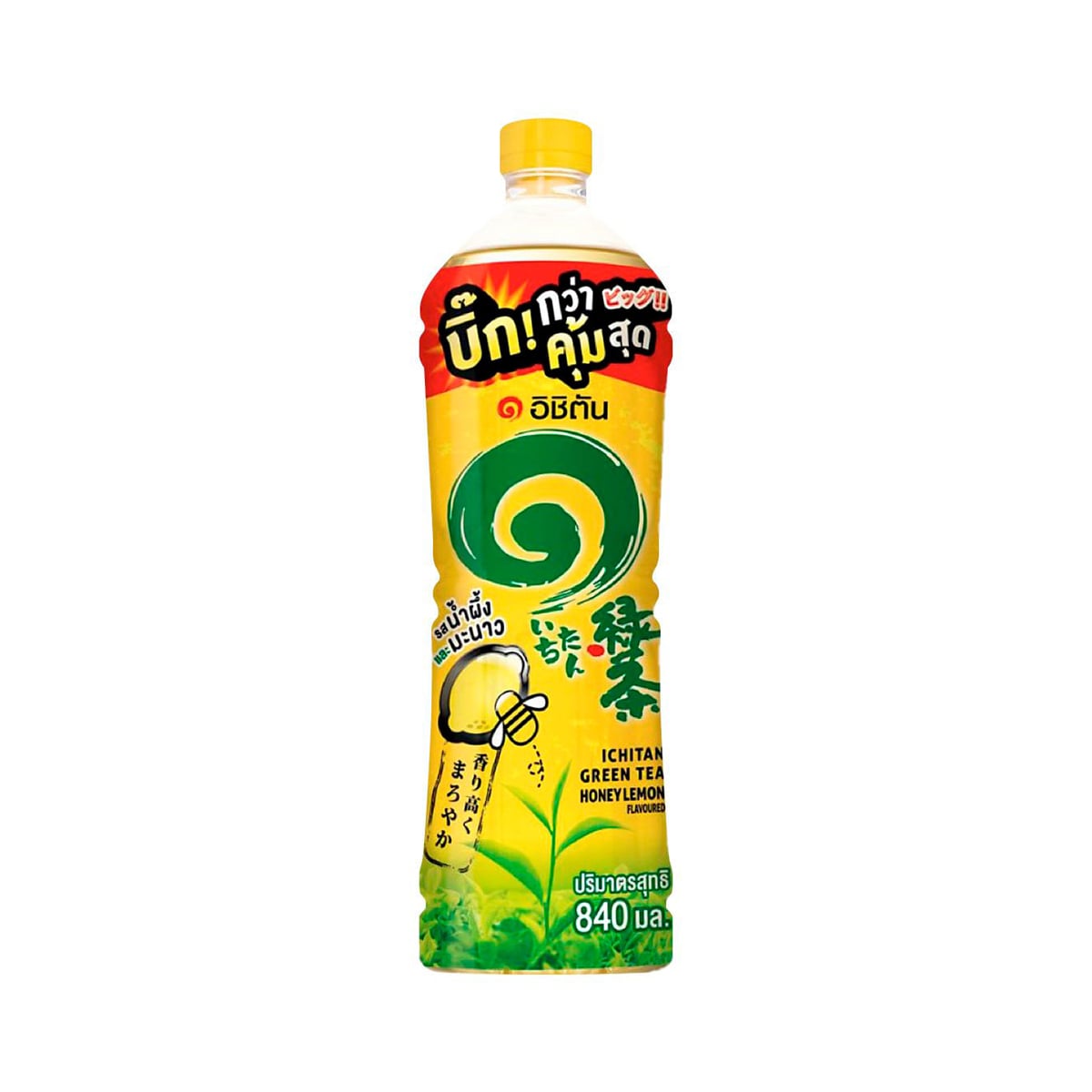 ICHITAN Green Tea Honey Lemon Flavour 840 ml.