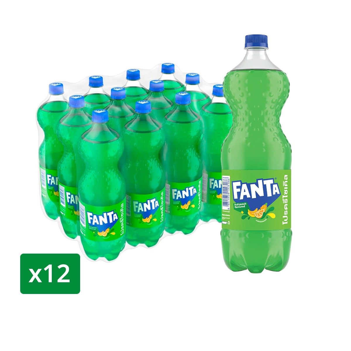 FANTA Fruit Punch Flavored Soft Drink 1.5 L. x 12 units