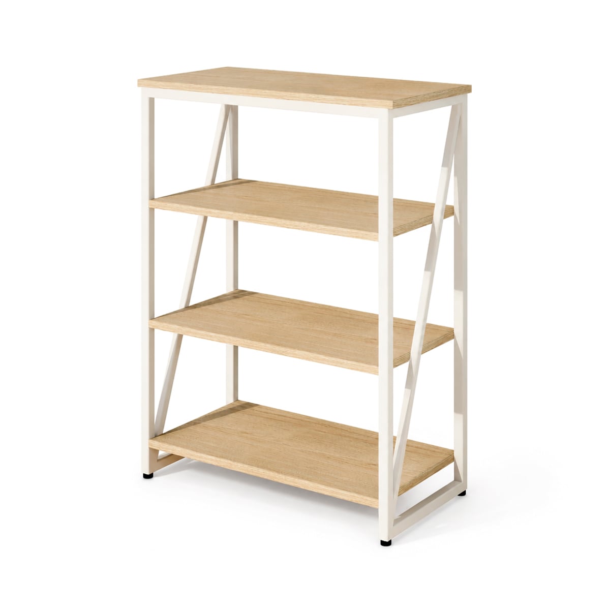 เบสิโค ชั้นอเนกประสงค์ 4 ชั้น รุ่น LF-04 ขนาด 60 x 30 x 90 ซม. สีขาว