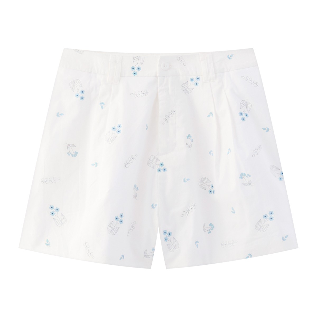 BESICO Women's Shorts Model. FPPM26Q1LC005 White Color