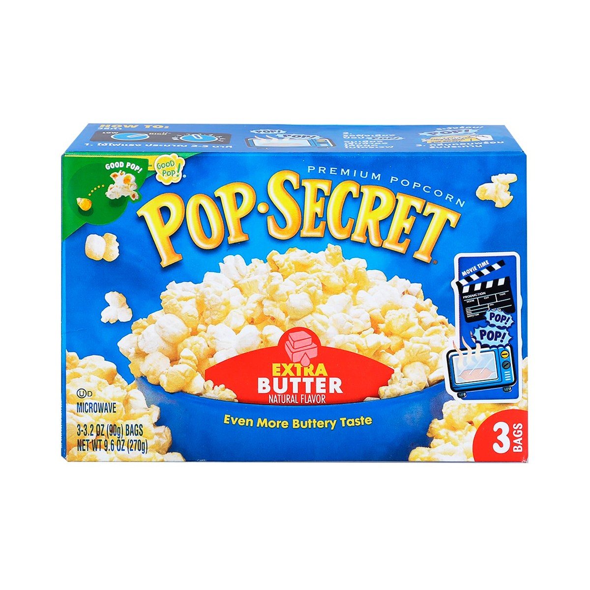 POP SECRET Extra Butter 270 g.