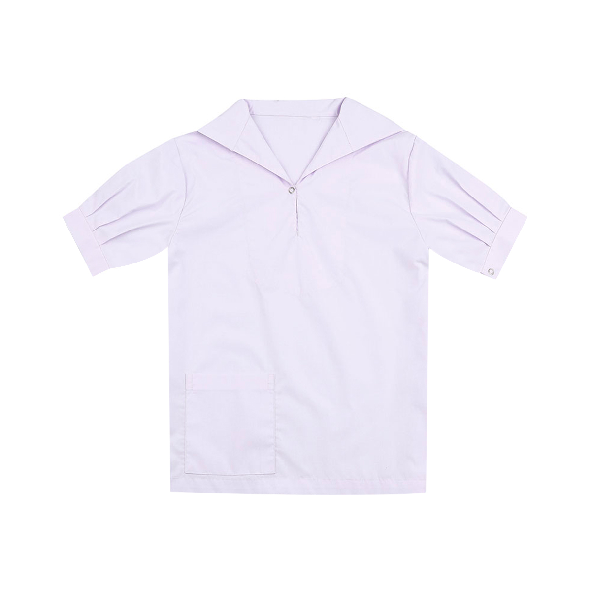 บลู แบร์ เสื้อนักเรียนมัธยมต้น สีขาว