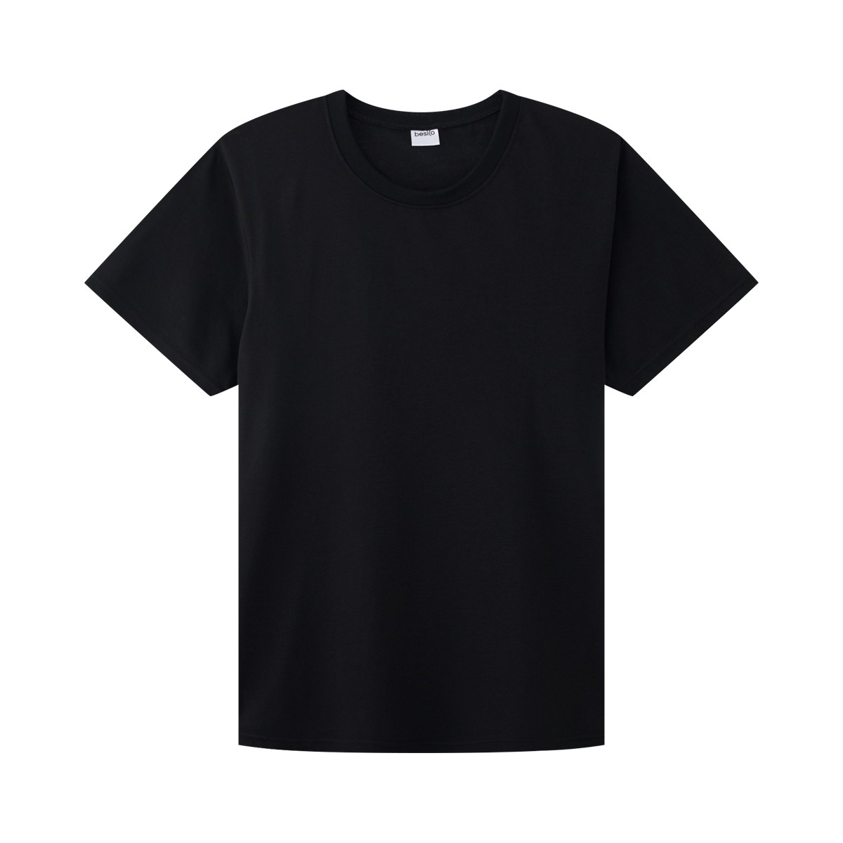 เบสิโค เสื้อยืดผู้ชาย สีดำ