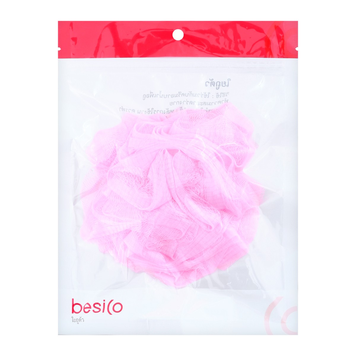 BESICO Flower Mesh Shower Sponge 40 g.