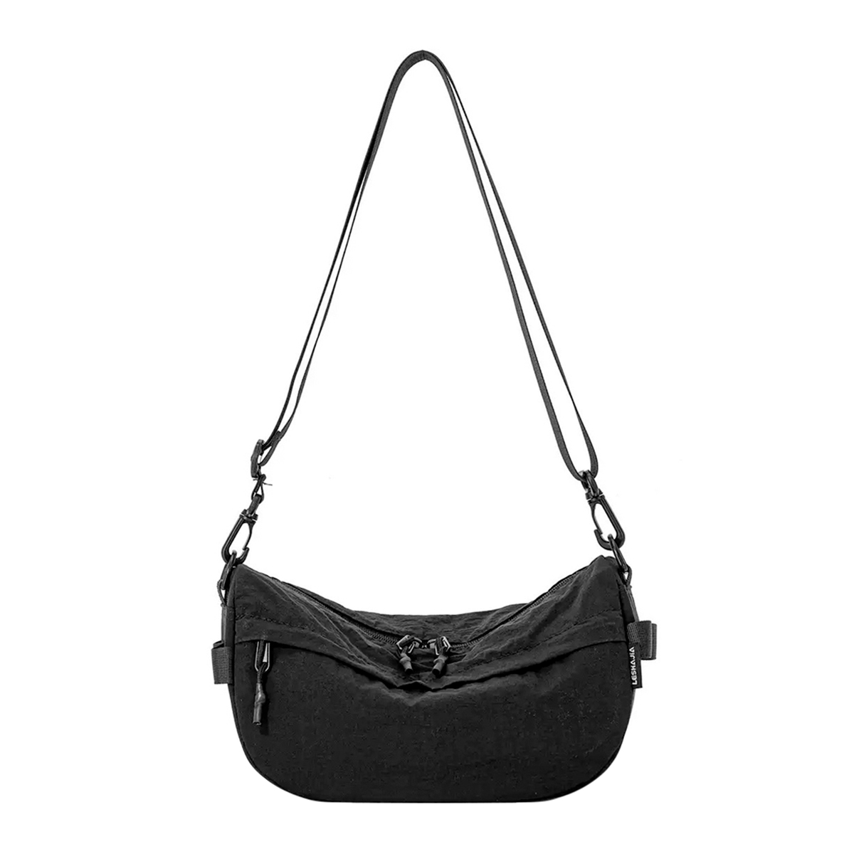 EMILY Shoulder Bag Model. FCSL2602SM007 Black Color