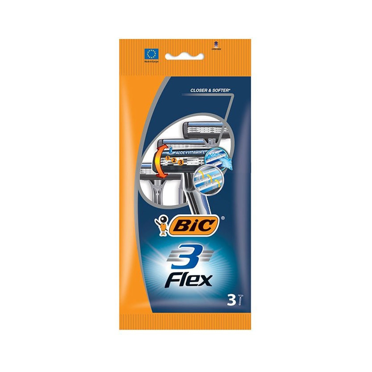 BIC 3 Flex Razor Pack 3