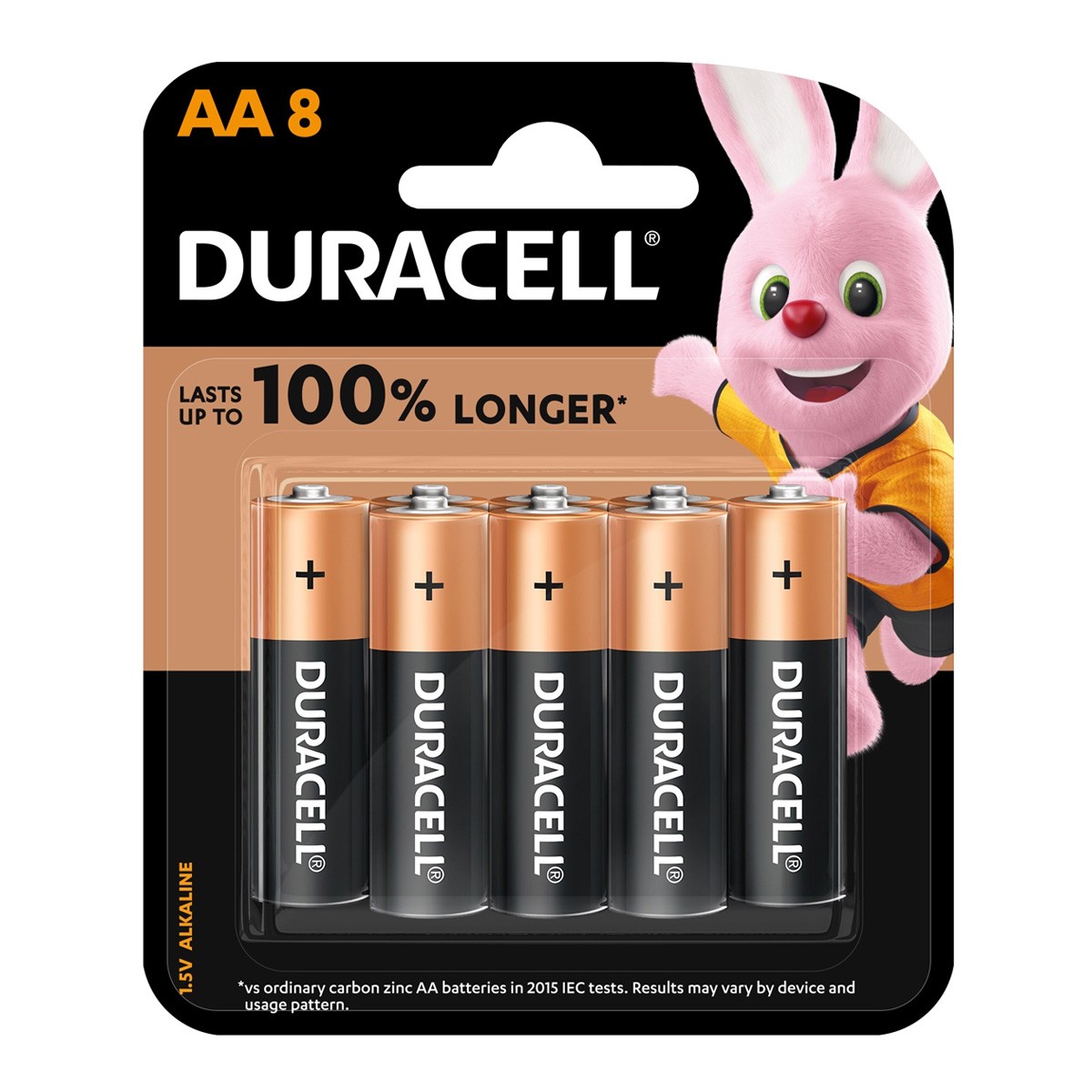 ดูราเซลล์ ถ่านอัลคาไลน์ 1.5V ขนาด AA x 8 ก้อน