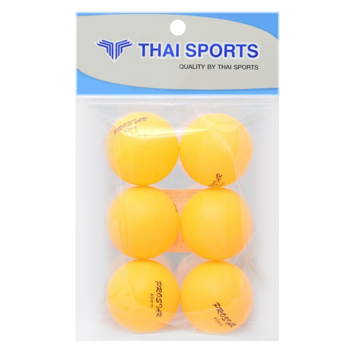 THAI SPORTS Table Tennis Ball Pack 6