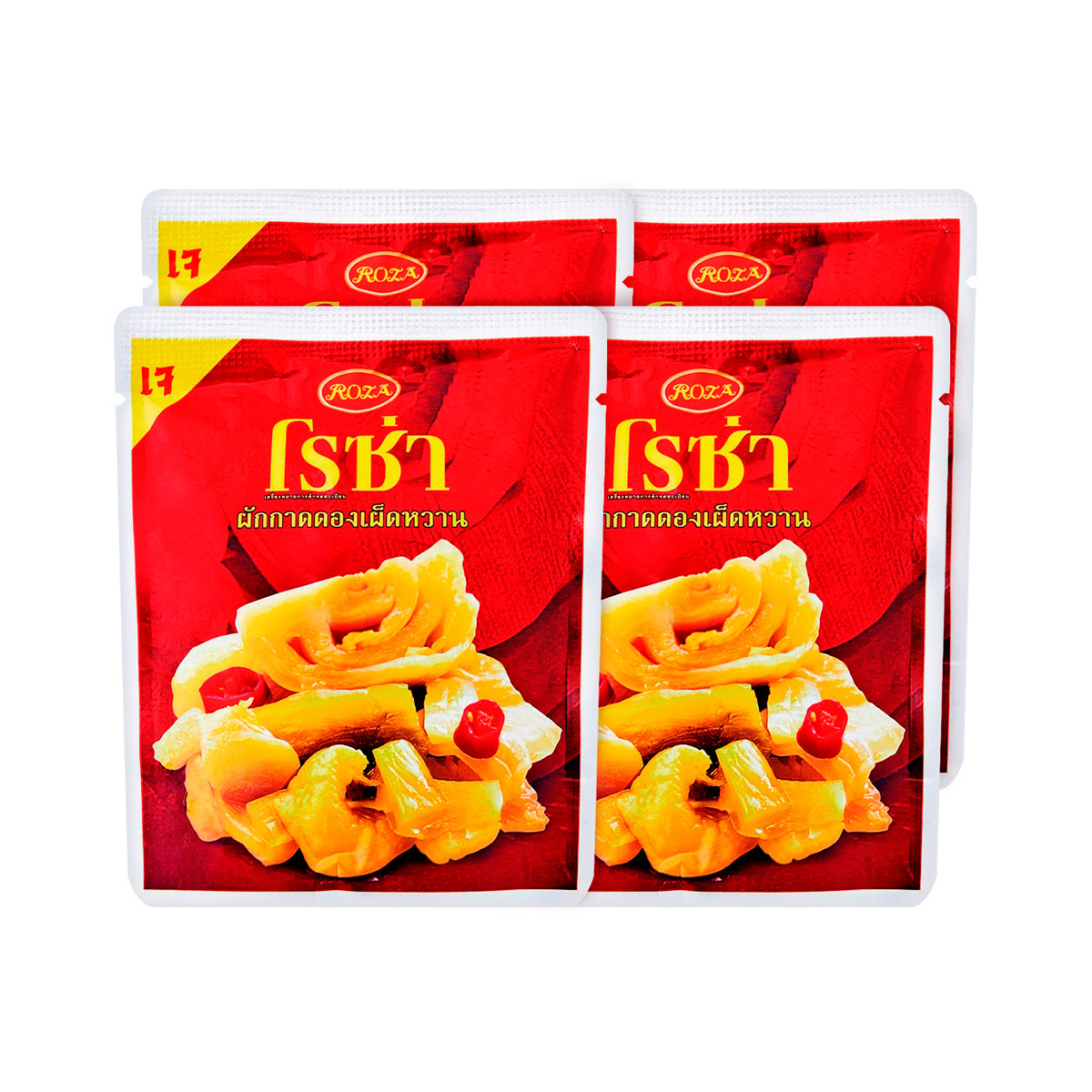 ROZA Spicy Pickled Mustard Greens 145 g. x 4 units