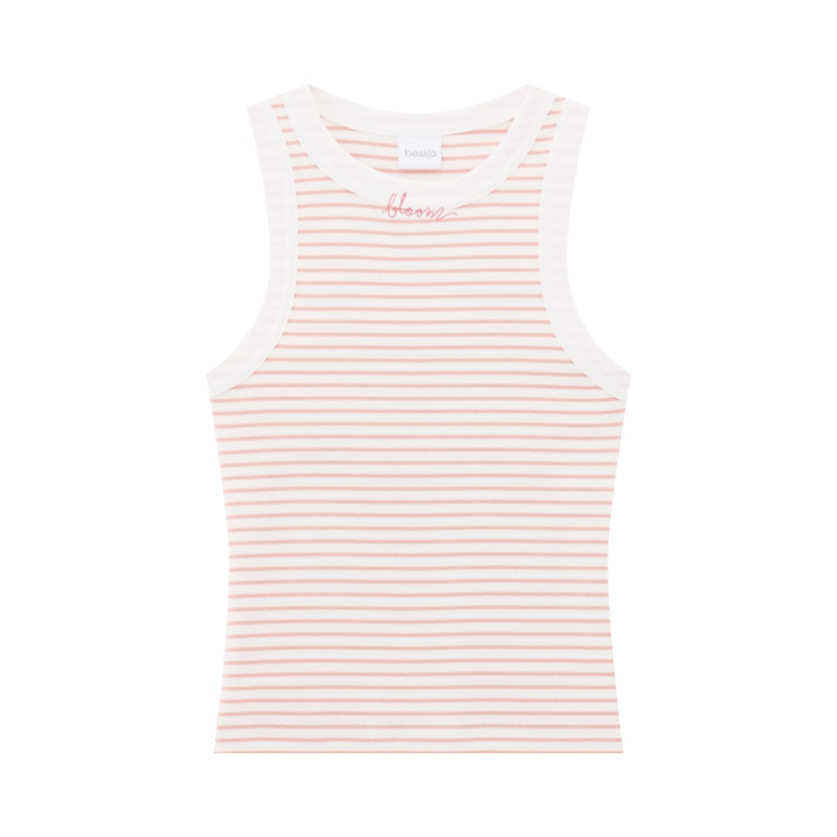 BESICO Women's Sleeveless Shirt Old Rose