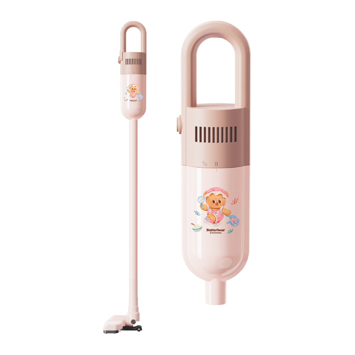 SIMPLUS x BUTTERBEAR Cordless Vacuum Cleaner Model. XCQH012PKBC-BB