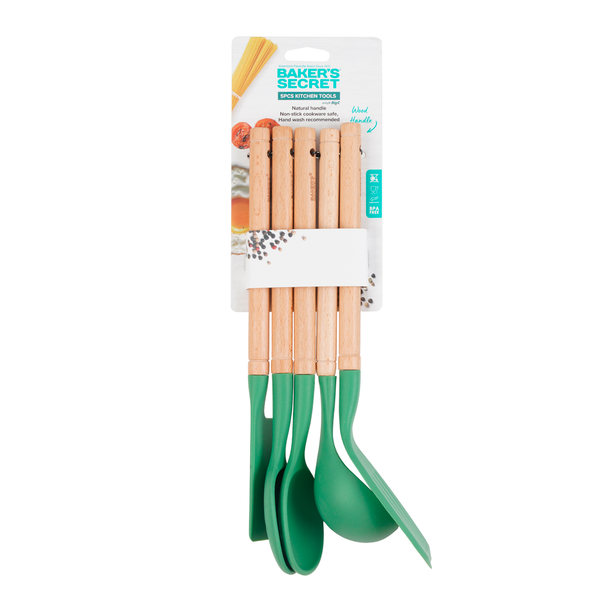 BAKER'S SECRET 5 pcs. Kitchen Tool Set
